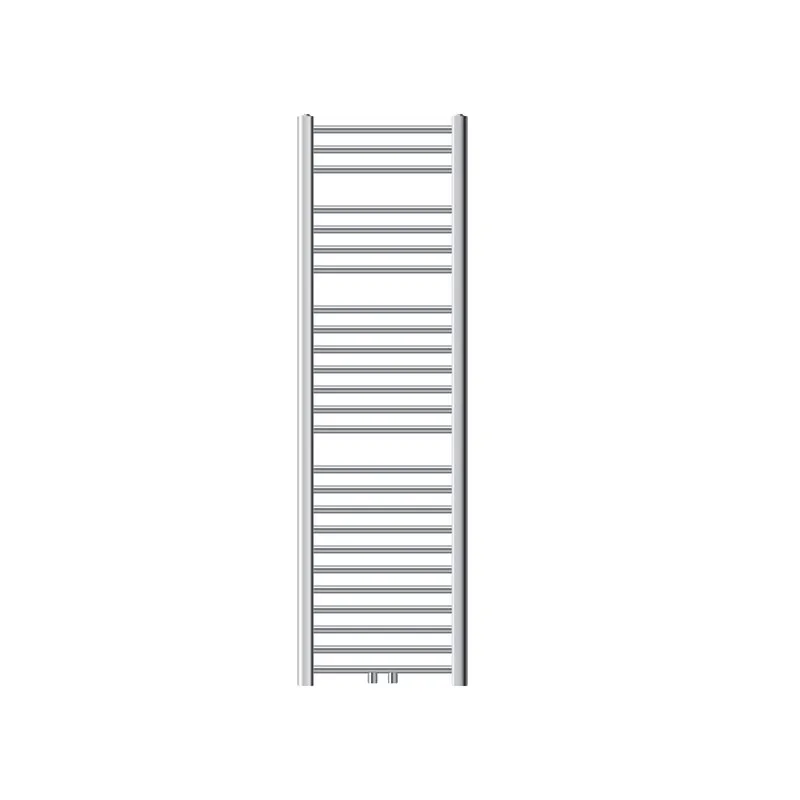 Badkamer radiator middenaansluiting 400x1500 mm chroom recht incl. montagemateriaal LuxeBath