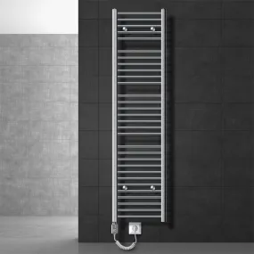 Badkamerradiator Sahara 400x1800 mm recht met zijaansluiting met verwarmingselement 1200W