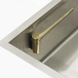 Magisso magnetische vaatdoekhouder, RVS, recht, goud 