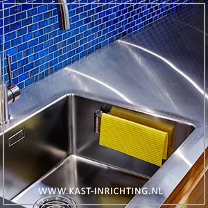 Magisso magnetische vaatdoekhouder, RVS, recht 